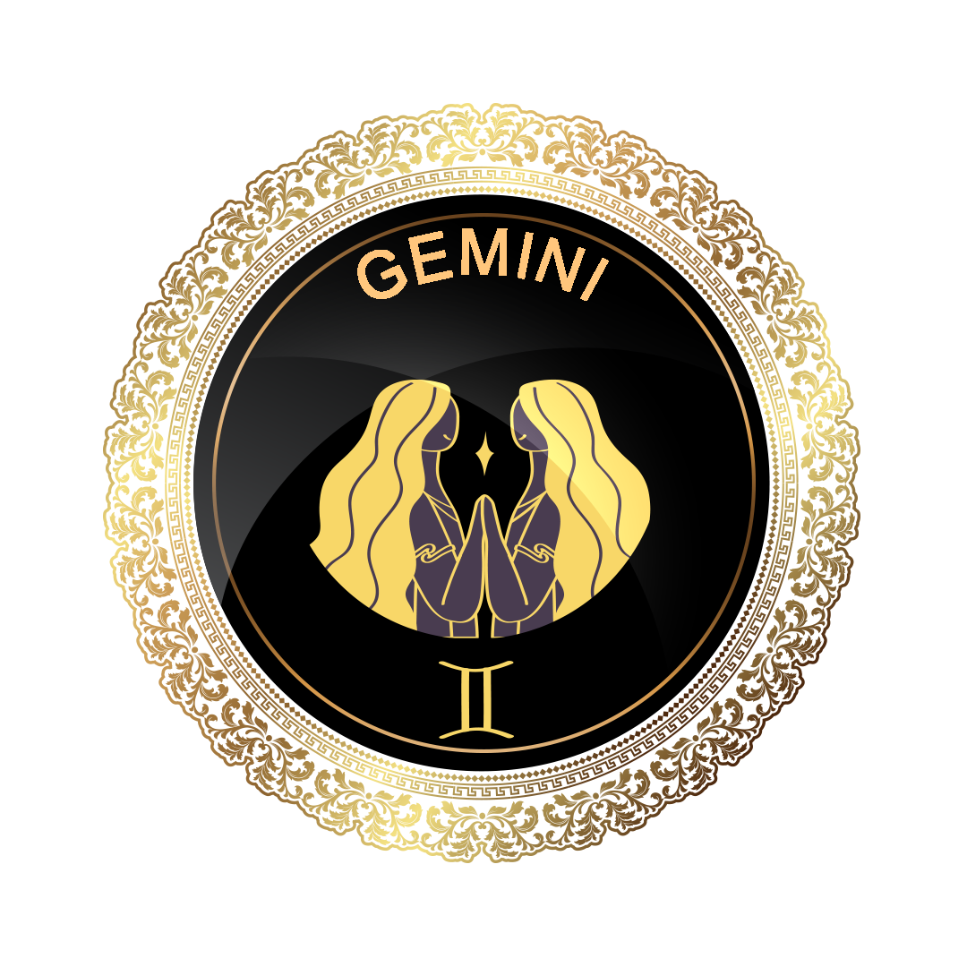 Gemini png, Gemini gold zodiac symbol png, Gemini gold symbol PNG, gold Gemini PNG transparent images download